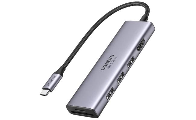 UGREEN 6-in-1 USB C Hub 4K@60Hz